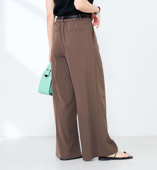 NOLLEY'S sophi「ウォッシャブル強撚ツイルワイドパンツ」|その他|