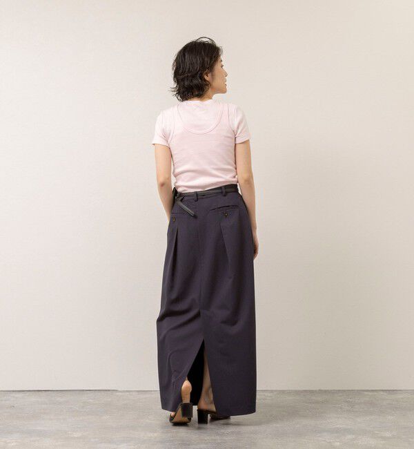 MAQWEL「【MAQWEL/マクウェル】ウォッシャブルCOTTON RIB タンクトップ」|タンクトップ|