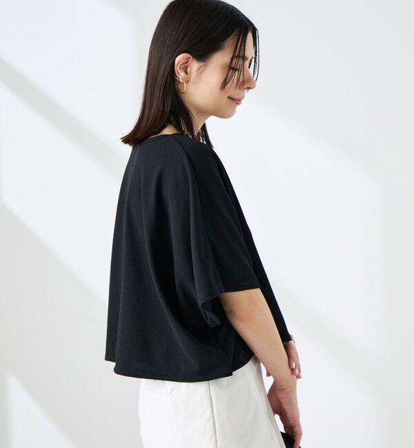 NOLLEY'S「《アンサンブル対応》ウォッシャブルイージーケアカノコケーププルオーバー」|Tシャツ・カットソー|