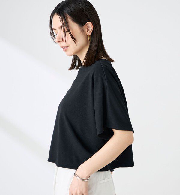 NOLLEY'S「《アンサンブル対応》ウォッシャブルイージーケアカノコケーププルオーバー」|Tシャツ・カットソー|