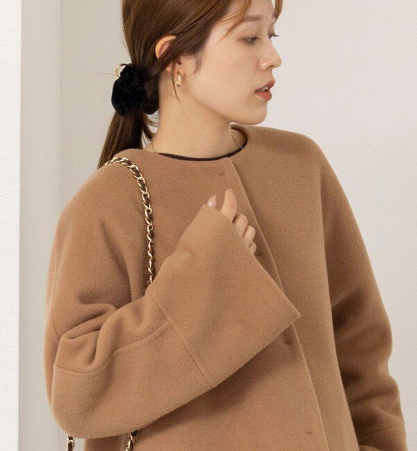 NOLLEY'S「【一部WEB限定カラー】エアーダブルジロンショートコート」|ダッフルコート|