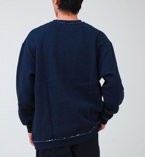 GLOSTER「【BOY BACK FANCY】裏配色フリース スウェットプルオーバー」|スウェット・ジャージ|