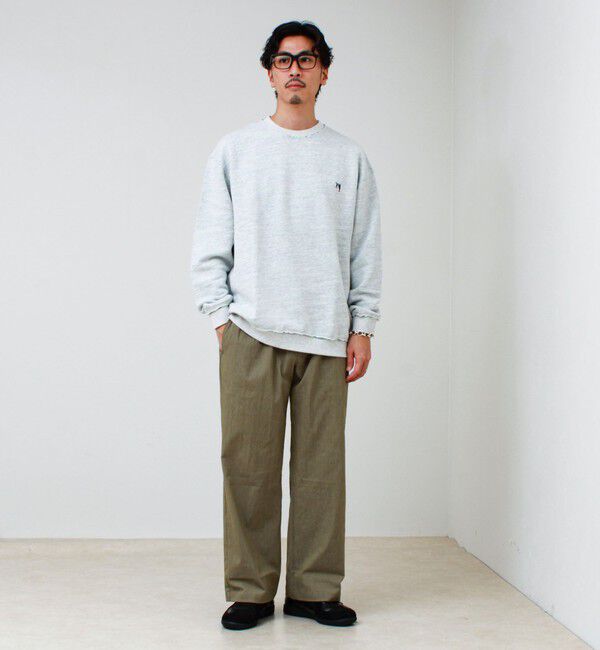 GLOSTER「【BOY BACK FANCY】裏配色フリース スウェットプルオーバー」|スウェット・ジャージ|