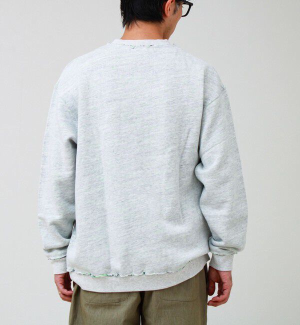 GLOSTER「【BOY BACK FANCY】裏配色フリース スウェットプルオーバー」|スウェット・ジャージ|