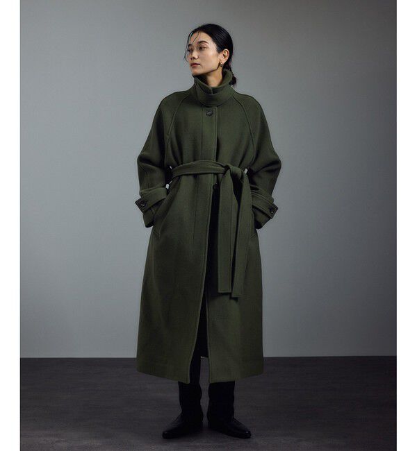 SALON adam et rope'「 【WEB限定】MANTECOウールバルマカンコート」|その他|カーキー(36)