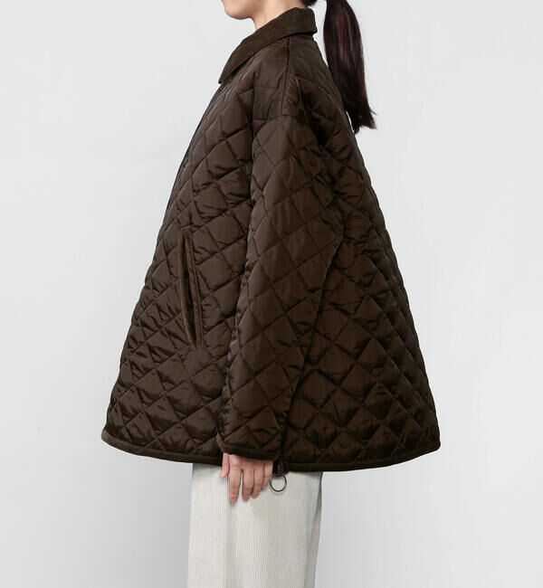  「THE SHINZONE |〈別注〉QUILTING SHORT COAT WOMEN」|テーラードジャケット|