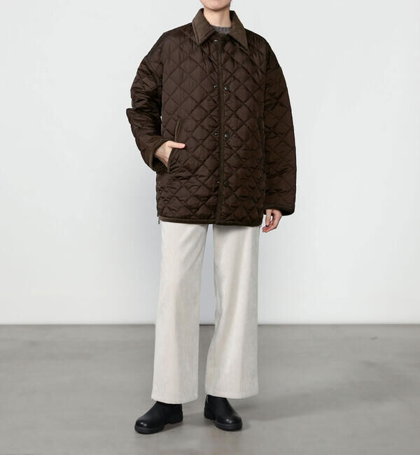  「THE SHINZONE |〈別注〉QUILTING SHORT COAT WOMEN」|テーラードジャケット|