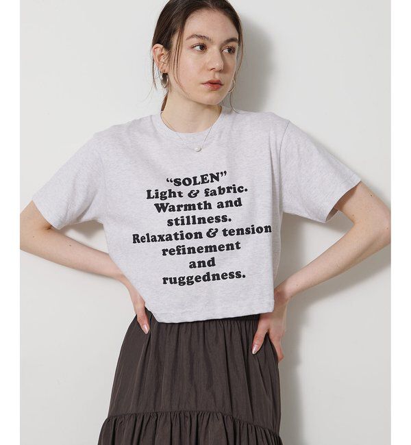  「レタリングTシャツ」|Tシャツ・カットソー|