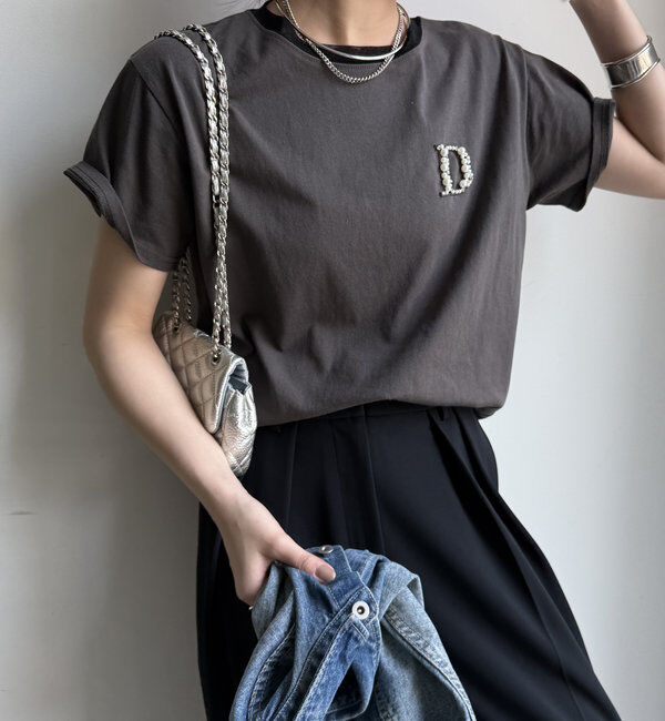  「DビジューTEE」|Tシャツ・カットソー|