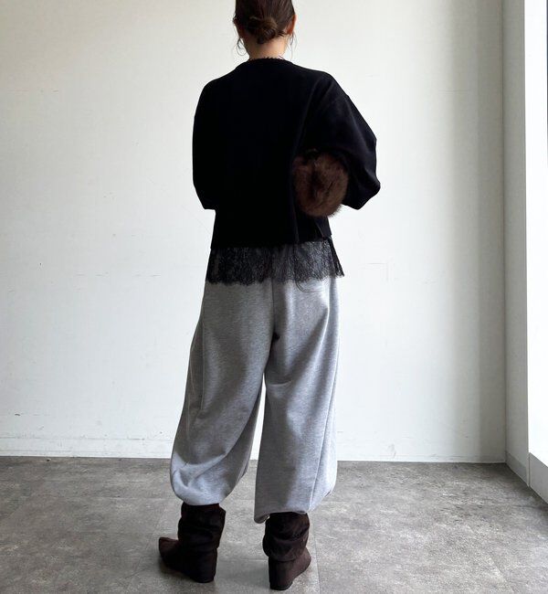  「【WEB限定】レースキャミ＋ニットセット」|ニット・セーター|