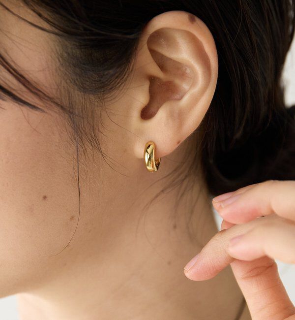  「【A・MONN】【箱付き】フープピアス」|ピアス|ゴールド系