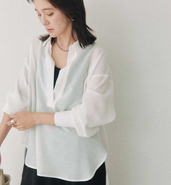  「メッシュスキッパーシャツ」|シャツ・ブラウス|