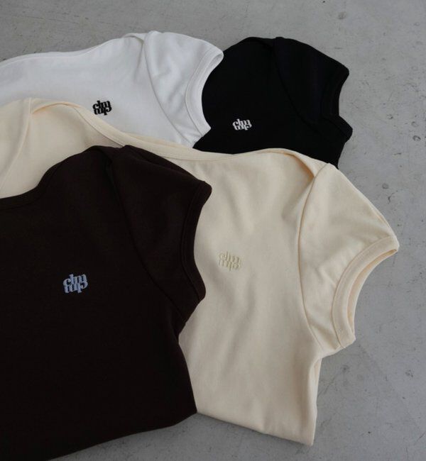  「【Tシャツが苦手な方にも◎】1ポイントボートネックTシャツ」|Tシャツ・カットソー|