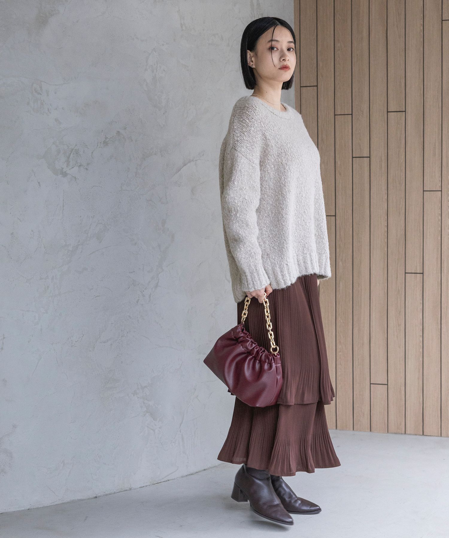 A part by 「【OUTLET】フェザールーズニットプルオーバー」|ニット・セーター|