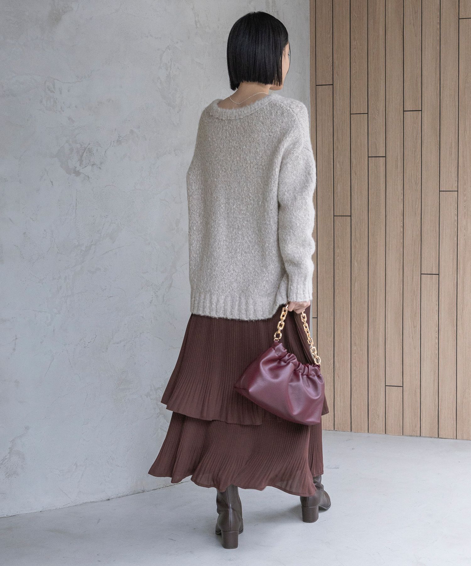 A part by 「【OUTLET】フェザールーズニットプルオーバー」|ニット・セーター|