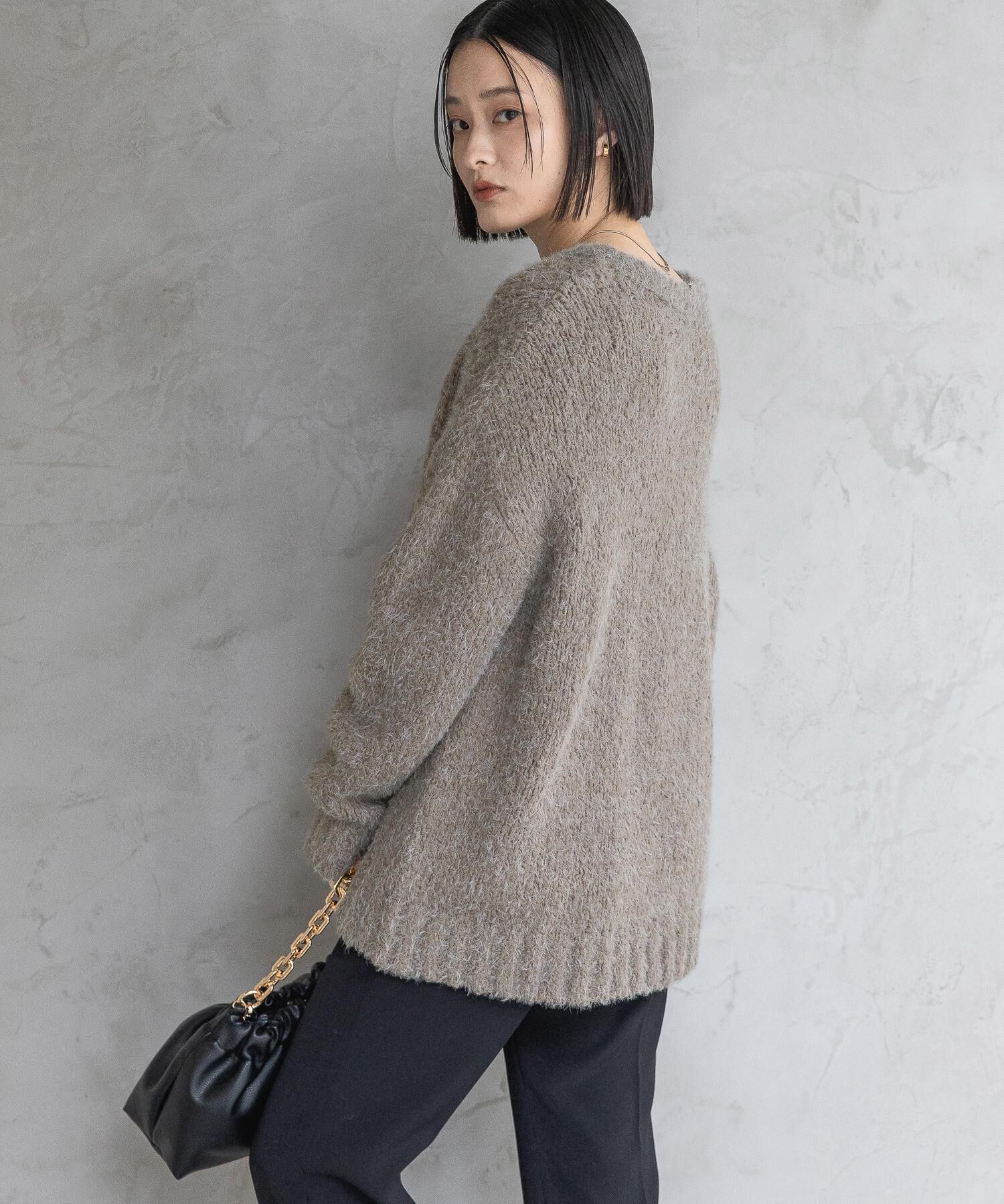 A part by 「【OUTLET】フェザールーズニットプルオーバー」|ニット・セーター|