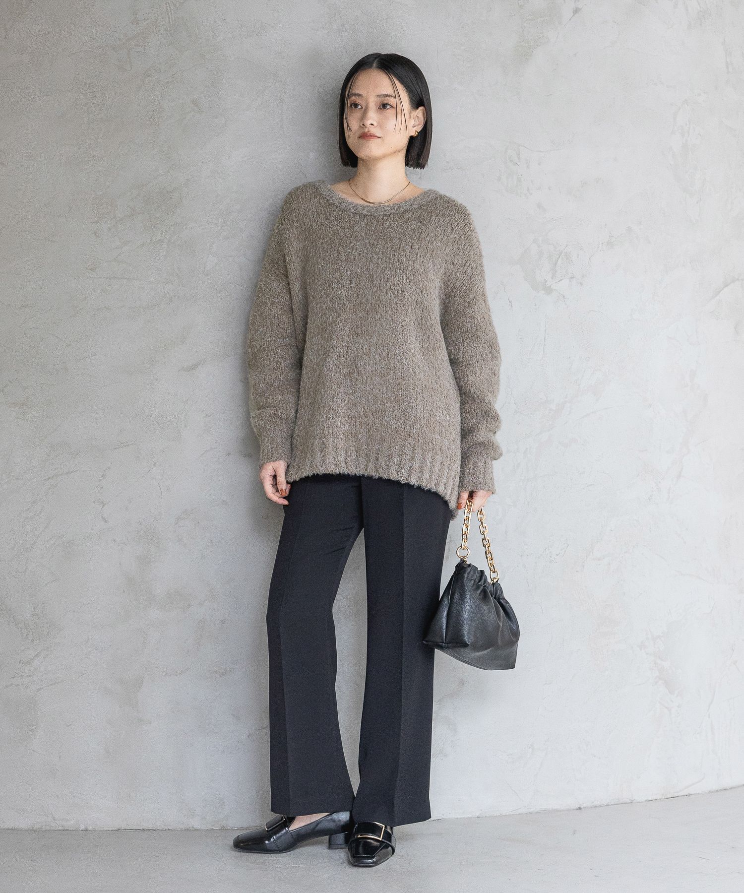 A part by 「【OUTLET】フェザールーズニットプルオーバー」|ニット・セーター|