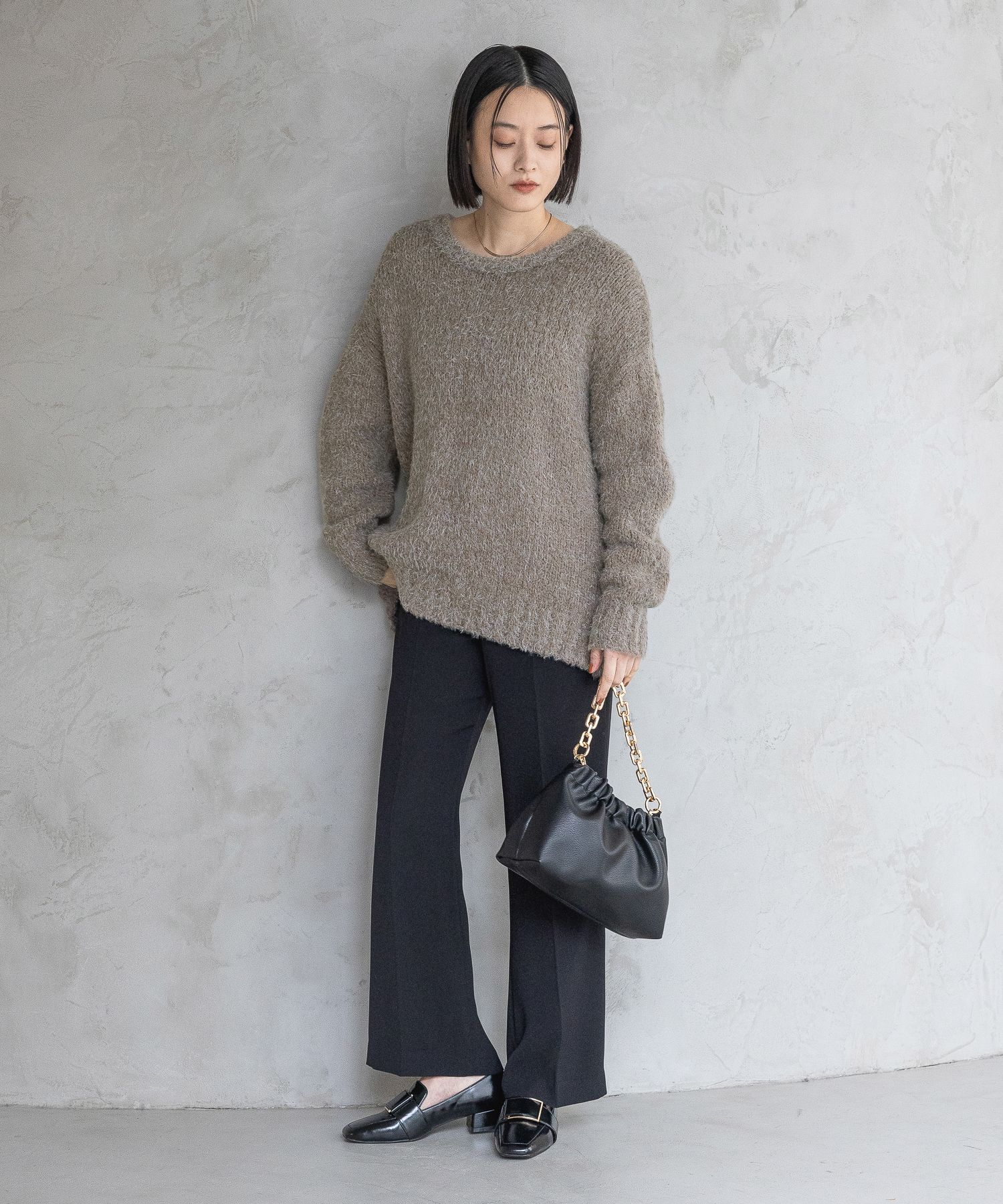 A part by 「【OUTLET】フェザールーズニットプルオーバー」|ニット・セーター|