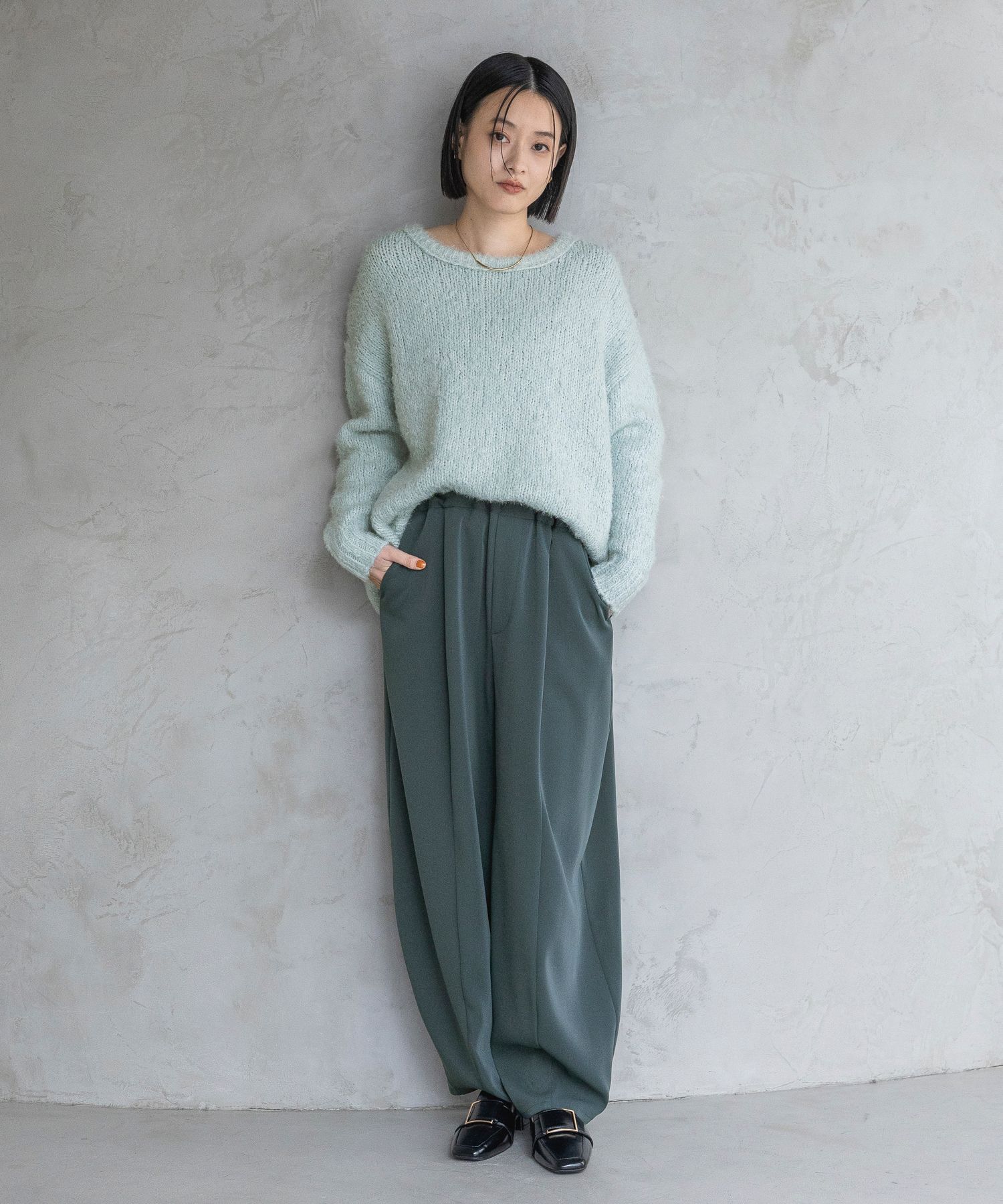 A part by 「【OUTLET】フェザールーズニットプルオーバー」|ニット・セーター|