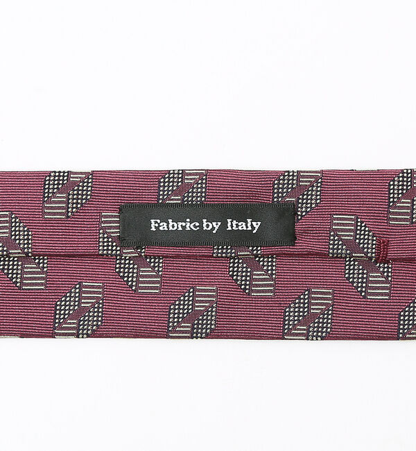 ABAHOUSE「【IMPORT FABRIC TIE】シルク ジオメトリック小紋 ネクタイ」|ネクタイ・蝶ネクタイ|