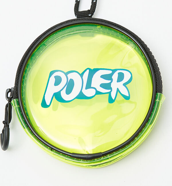 ABAHOUSE「【POLeR/ポーラー】PVC PVC ROUND POUCH/PVCマルチラウ」|ポーチ|