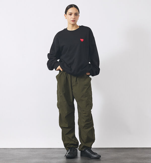 ABAHOUSE「【POLER / ポーラー】HEART LOGO EMBROIDERY CREW」|スウェット・ジャージ|