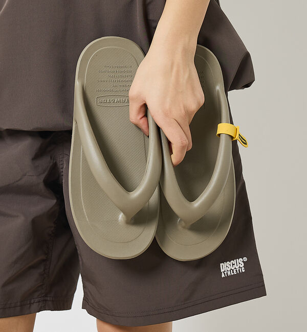 ABAHOUSE「【TAW&TOE/トーアンドトー】ZEROVITY Flip Flop OG/カ」|サンダル|グレー
