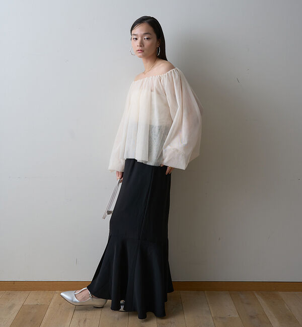 Rouge vif「【一部店舗限定】3wayオフショルチュールブラウス」|シャツ・ブラウス|