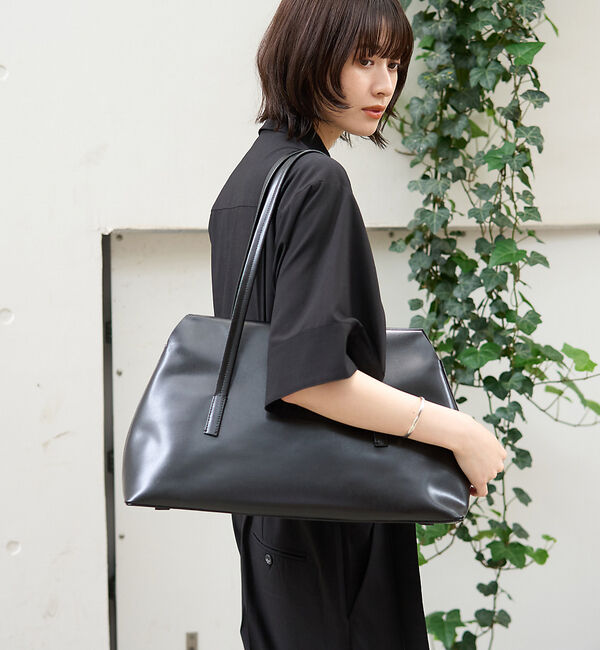 Rouge vif「【MAESTOSO/マエストソ】AURORA TOTE ポーチ付きレーザートート」|トートバッグ|