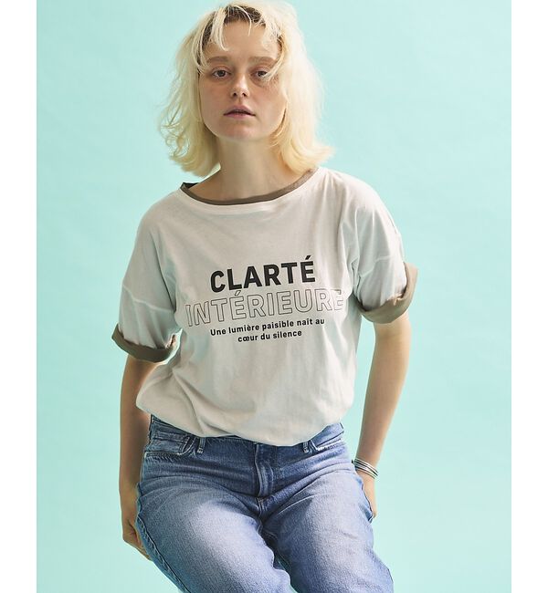 Rouge vif「2WAYコットンリバーシブルロゴＴシャツ」|Tシャツ・カットソー|