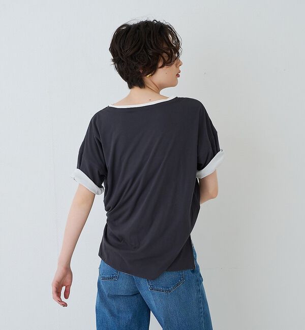 Rouge vif「2WAYコットンリバーシブルロゴＴシャツ」|Tシャツ・カットソー|