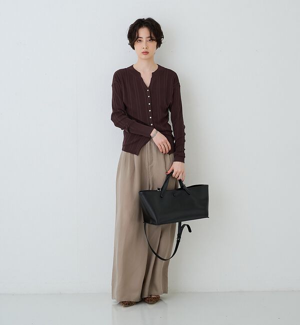 Rouge vif「【ARTESANOS / アルテサノス】ポーチ付レザートートショルダーバッグ【予」|トートバッグ|