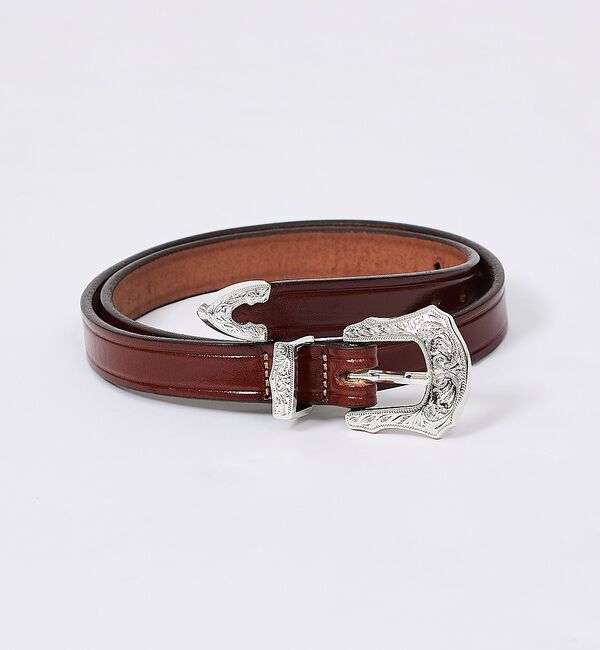 Rouge vif「【TORY LEATHER / トリーレザー】3/4inch Narrow We」|ベルト|