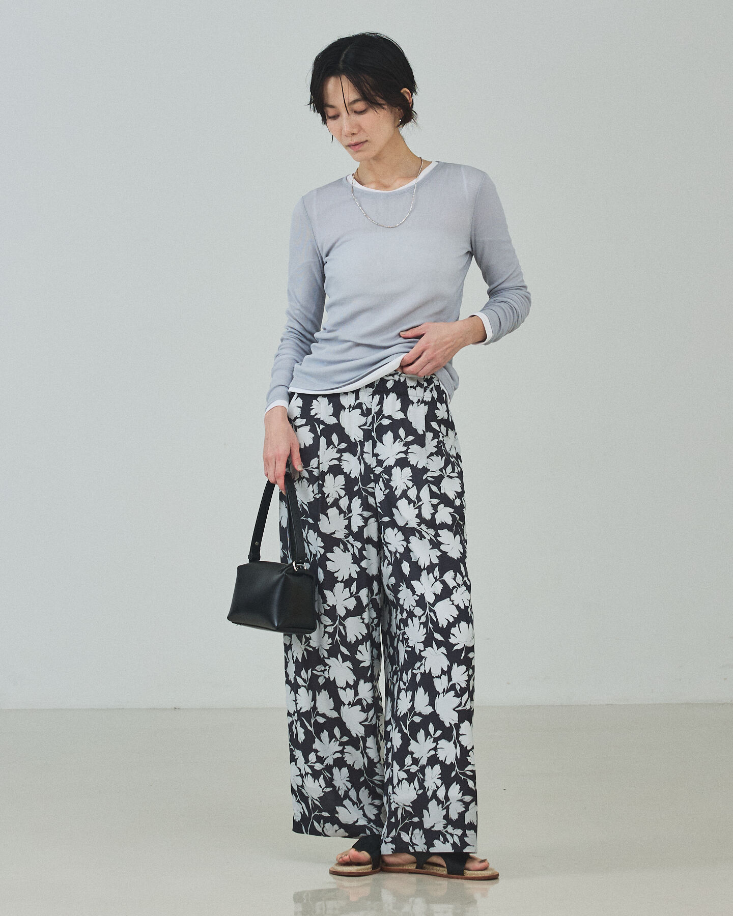 qualite「シアーテレコロングスリーブT」|Tシャツ・カットソー|