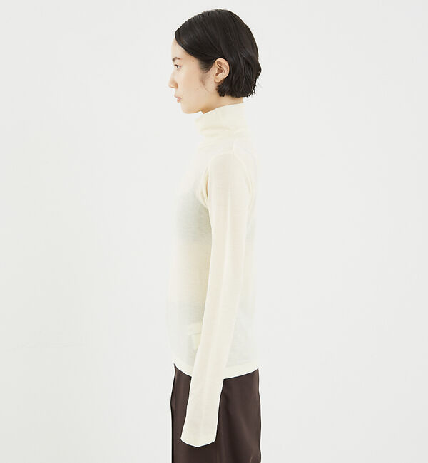 The Store by C' 「【COCUCA】シアージャージタートルプルオーバー」|Tシャツ・カットソー|