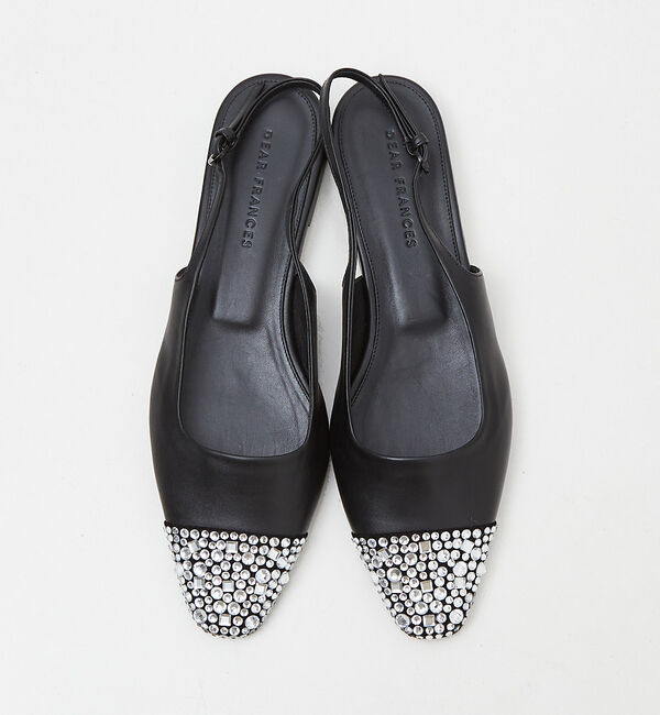 The Store by C' 「【DEAR FRANCES】TIA FLAT CRYSTAL／クリスタルフラット」|パンプス|
