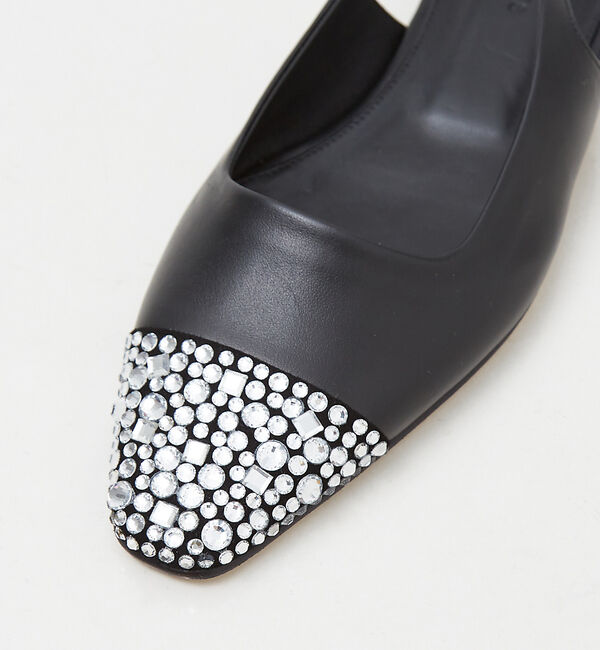 The Store by C' 「【DEAR FRANCES】TIA FLAT CRYSTAL／クリスタルフラット」|パンプス|
