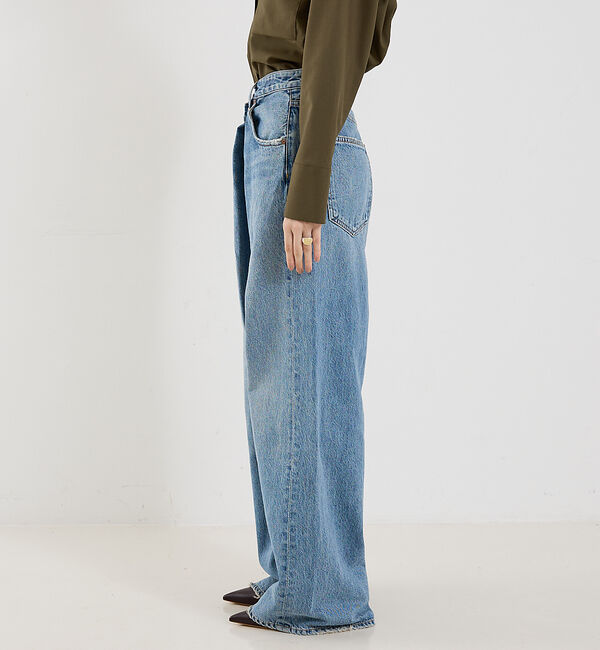 The Store by C' 「【AGOLDE】VANA FOLD JEAN PETITE 28"／フォールドデ」|デニム|