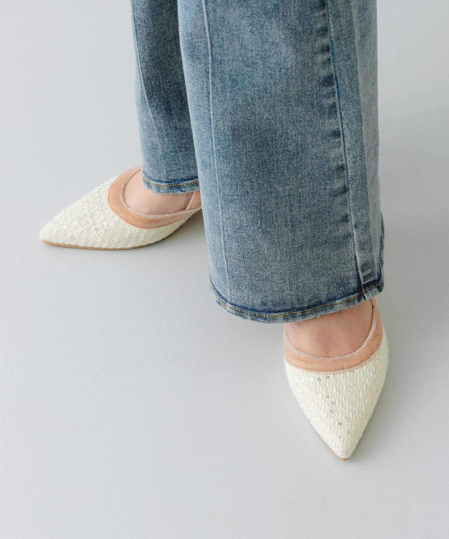 RODE SKO「『MADE IN JAPAN』チャンキーヒールリボンパンプス」|パンプス|