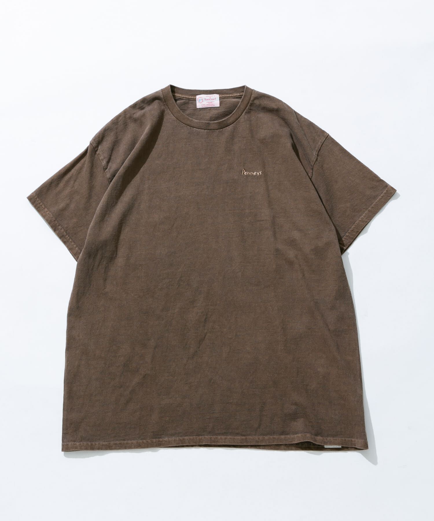 Sonny Label 「『別注』PENNEYS&times;Sonny Label　ピグメントショートスリーブTシャツ」|Tシャツ・カットソー|ブラウン