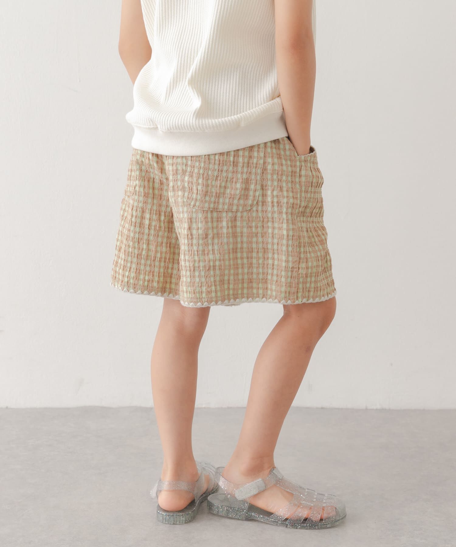 URBAN RESEARCH DOORS「『150サイズあり』チェックキュロット(KIDS)」|その他|