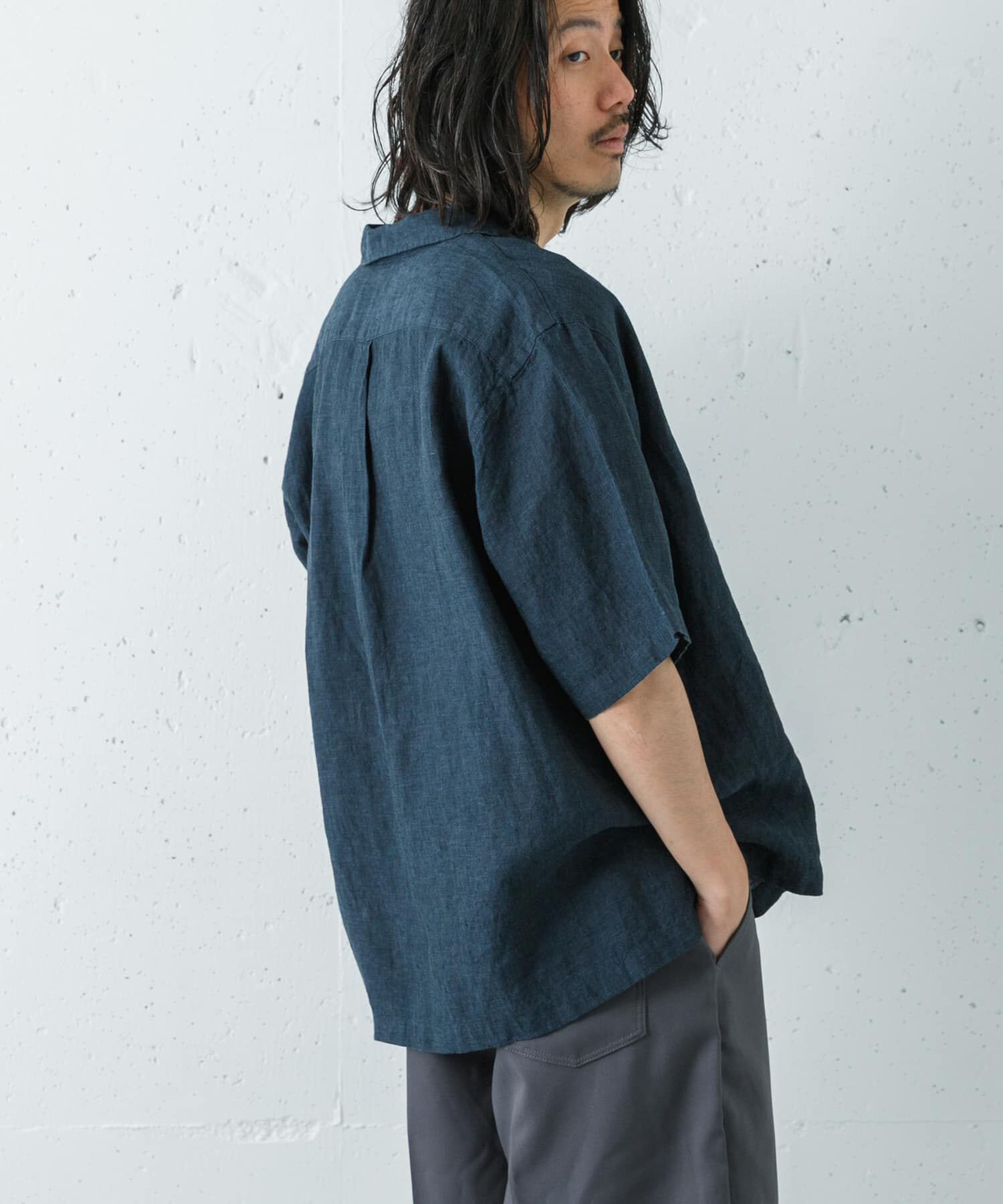 URBAN RESEARCH「LINEN CHAMBRAY O/C SHIRTS」|シャツ・ブラウス|