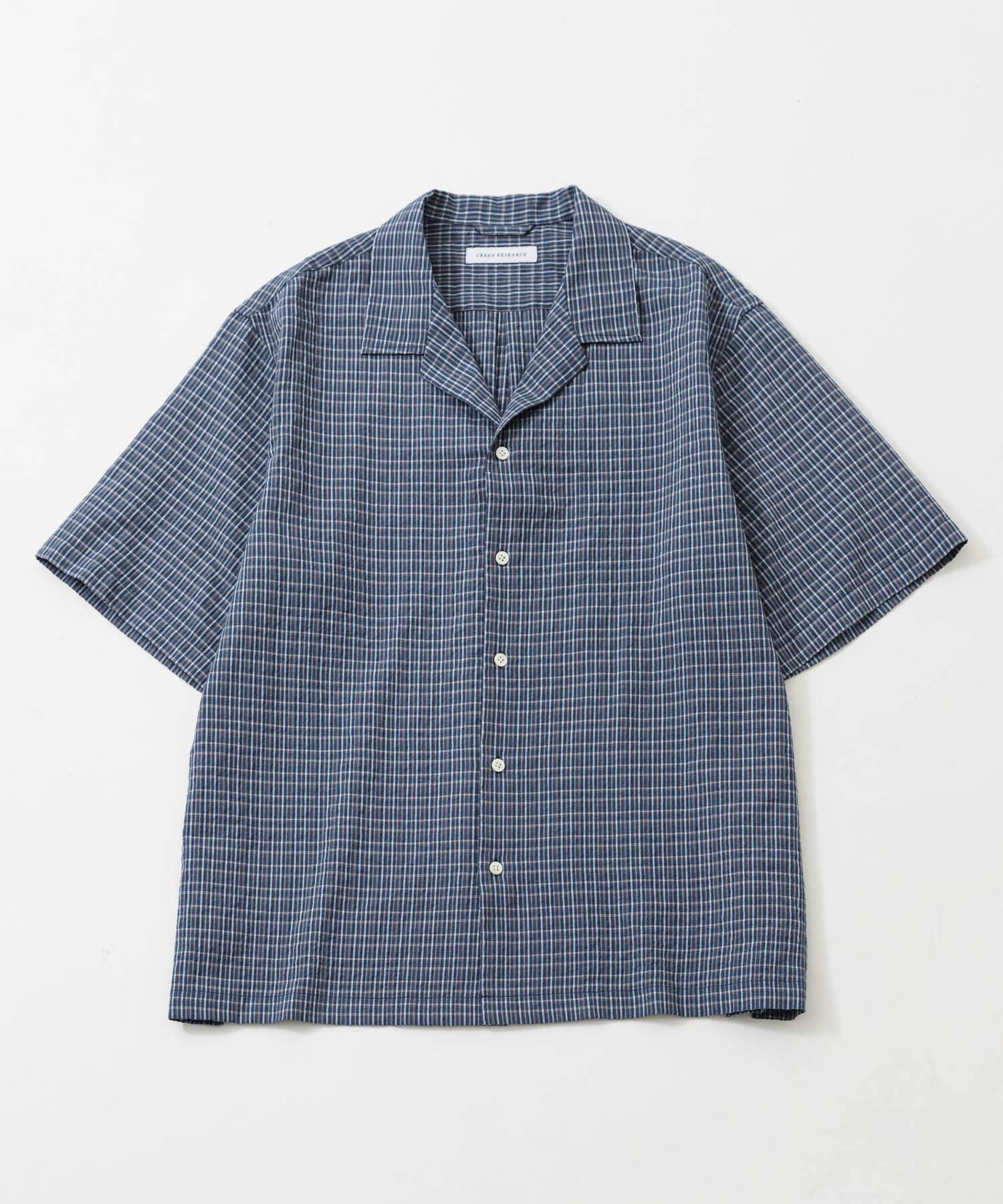 URBAN RESEARCH「MINI PLAID SHIRTS」|シャツ・ブラウス|ネイビー