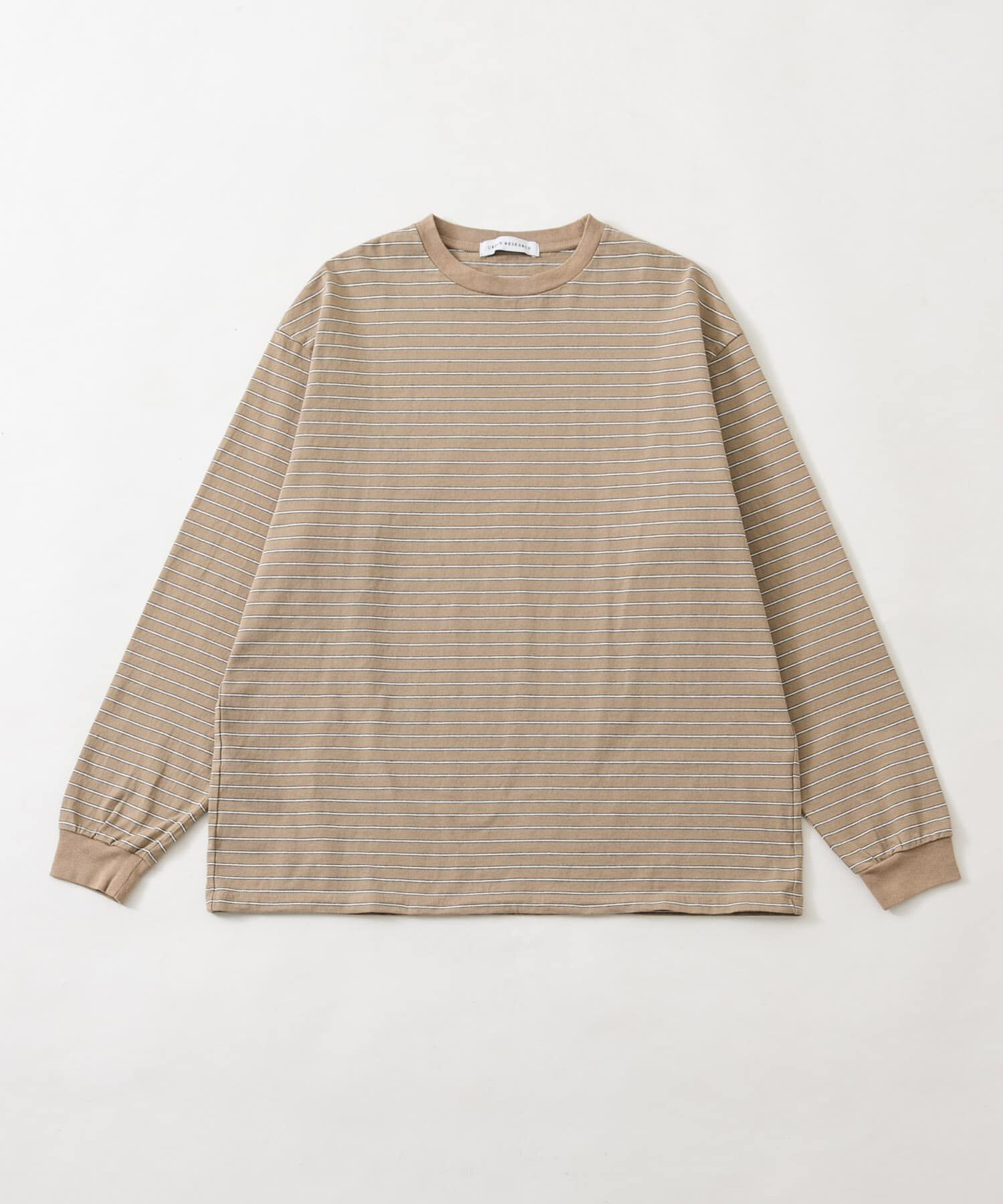 URBAN RESEARCH「MULTI BORDER T-SHIRTS」|Tシャツ・カットソー|ベージュ