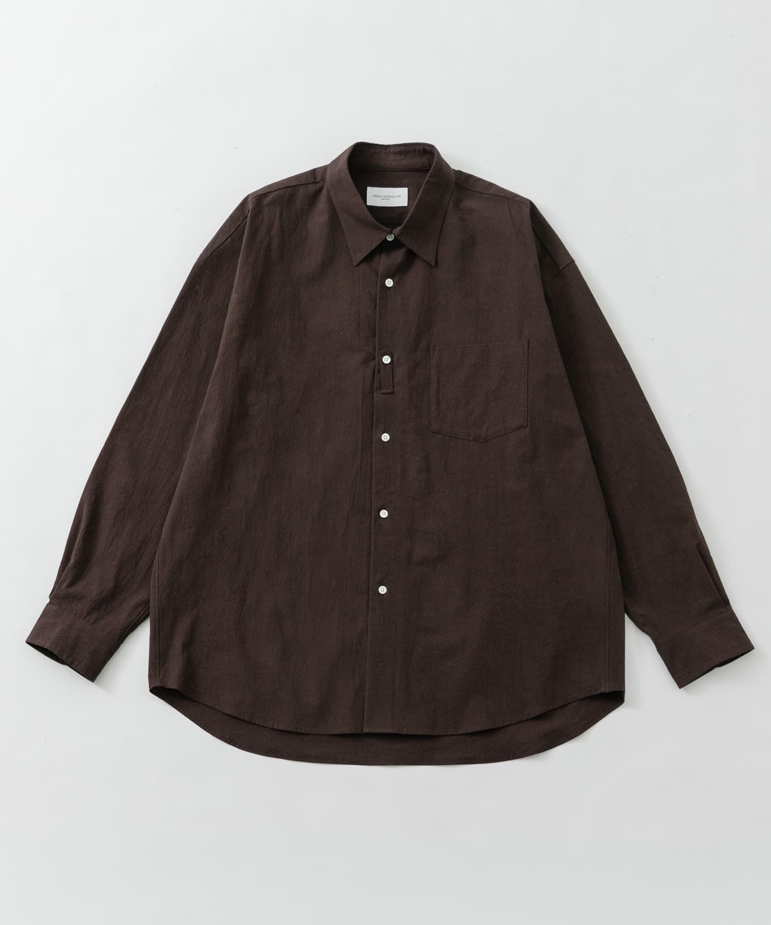 URBAN RESEARCH「new basic　QUIET REGULAR SHIRTS」|シャツ・ブラウス|ブラウン