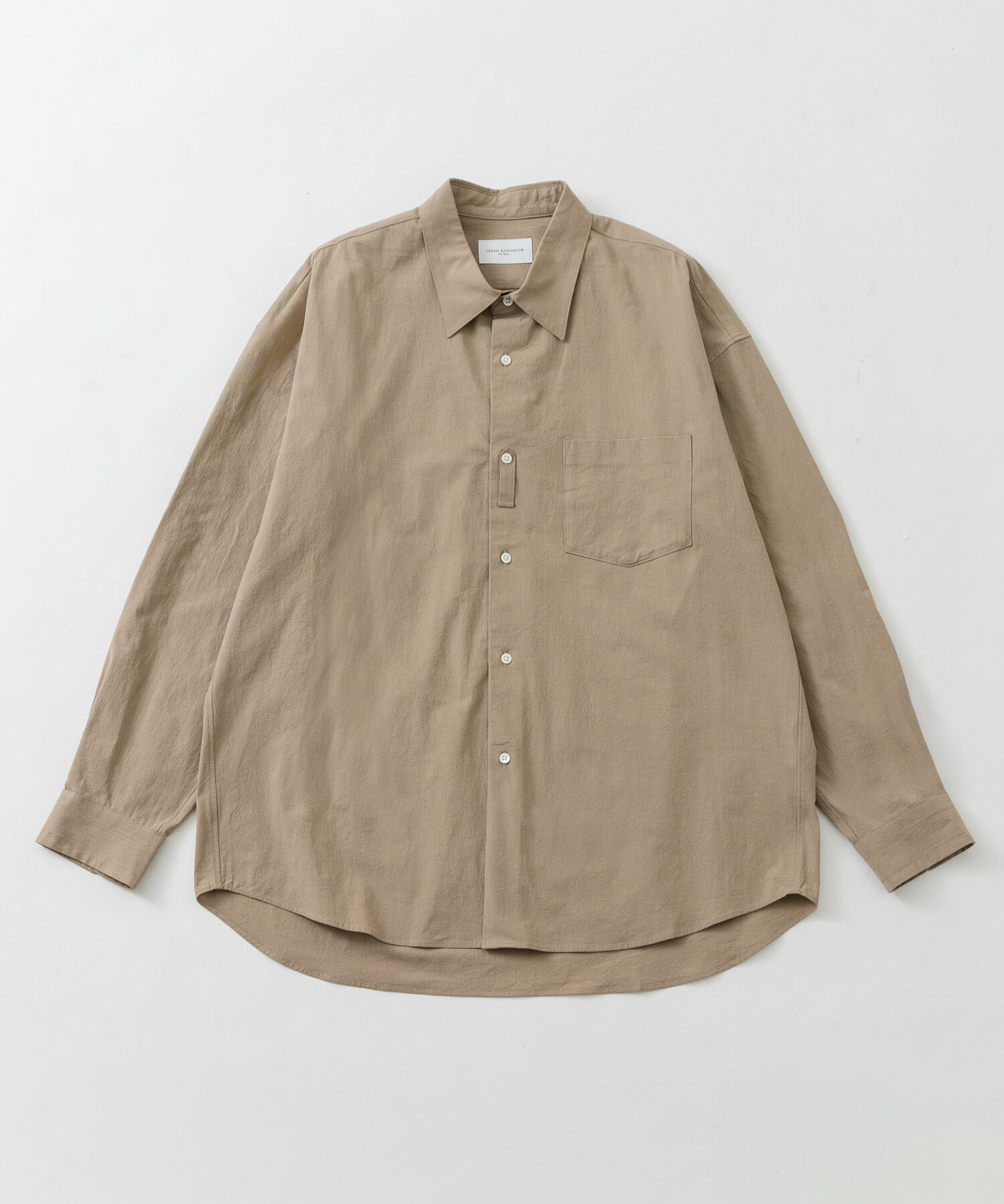 URBAN RESEARCH「new basic　QUIET REGULAR SHIRTS」|シャツ・ブラウス|ベージュ