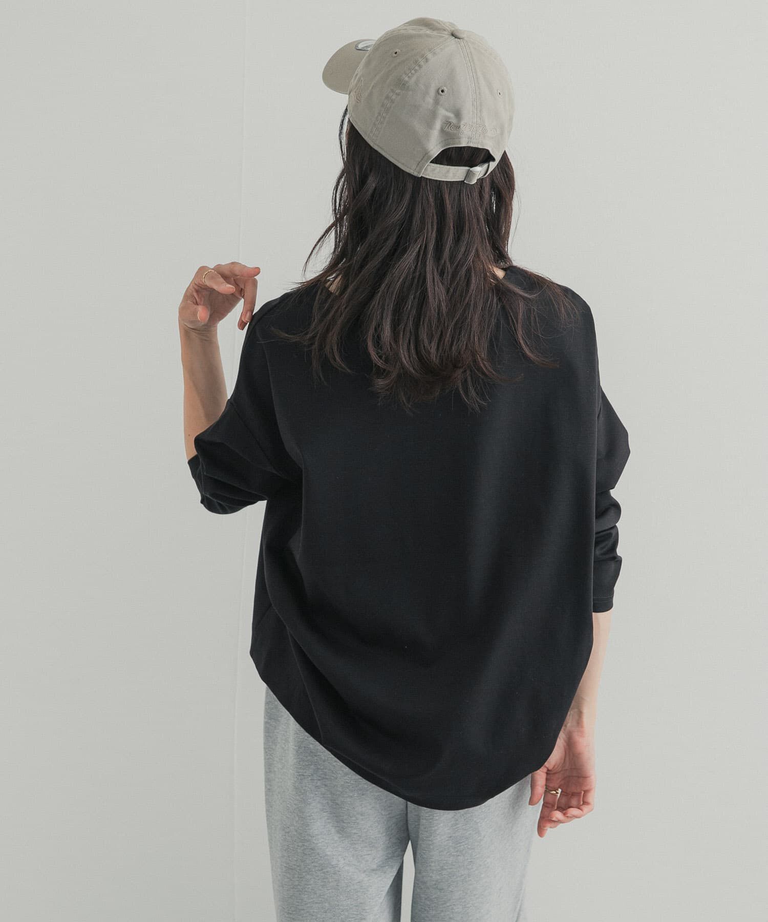 URBAN RESEARCH DOORS「コットンバックタック長袖プルオーバー 26AW」|Tシャツ・カットソー|