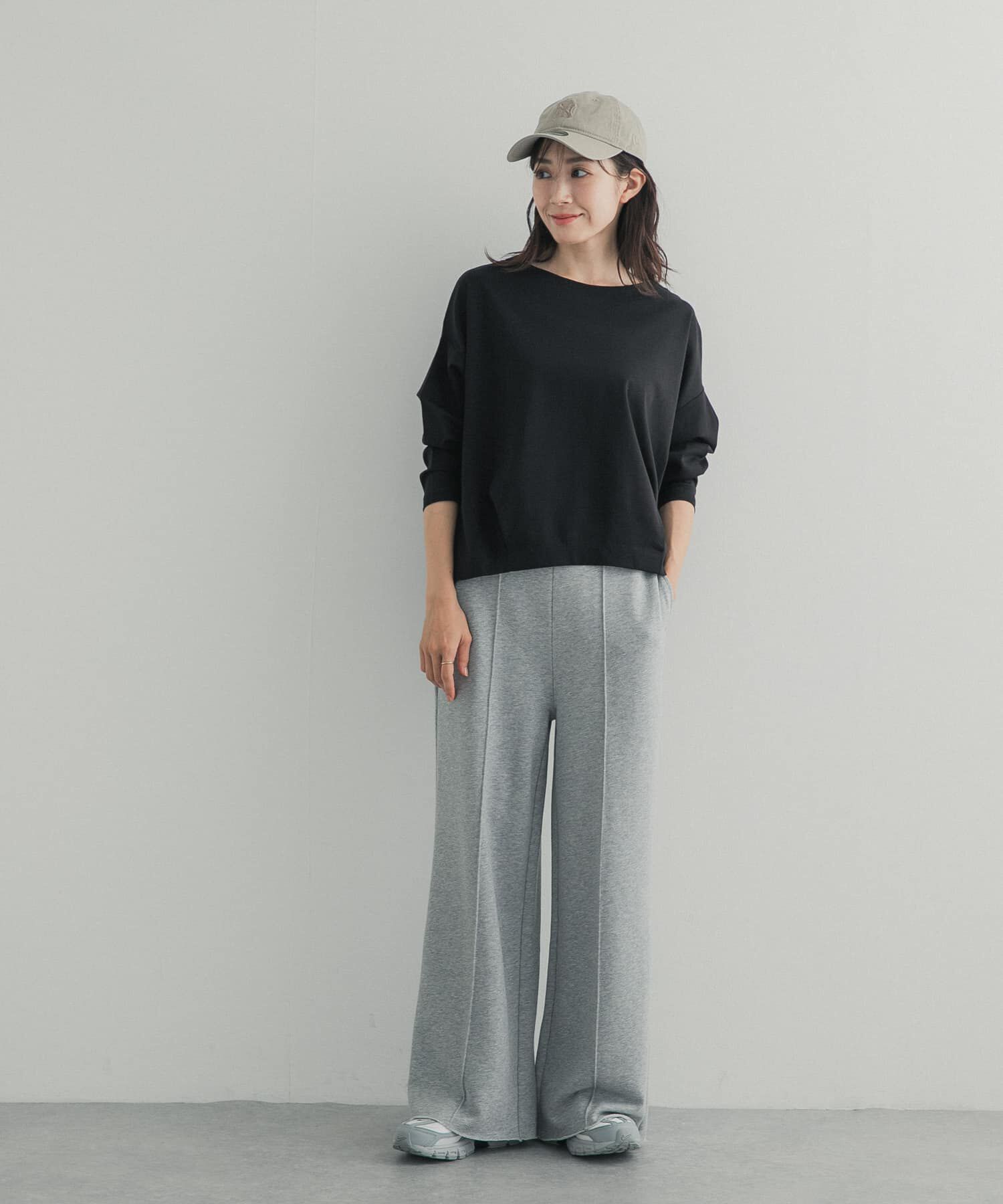 URBAN RESEARCH DOORS「コットンバックタック長袖プルオーバー 26AW」|Tシャツ・カットソー|