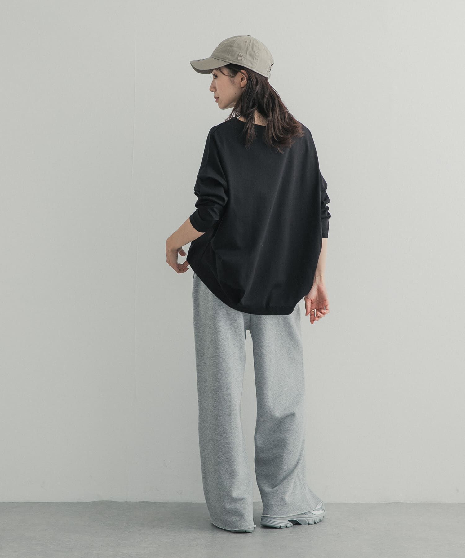 URBAN RESEARCH DOORS「コットンバックタック長袖プルオーバー 26AW」|Tシャツ・カットソー|