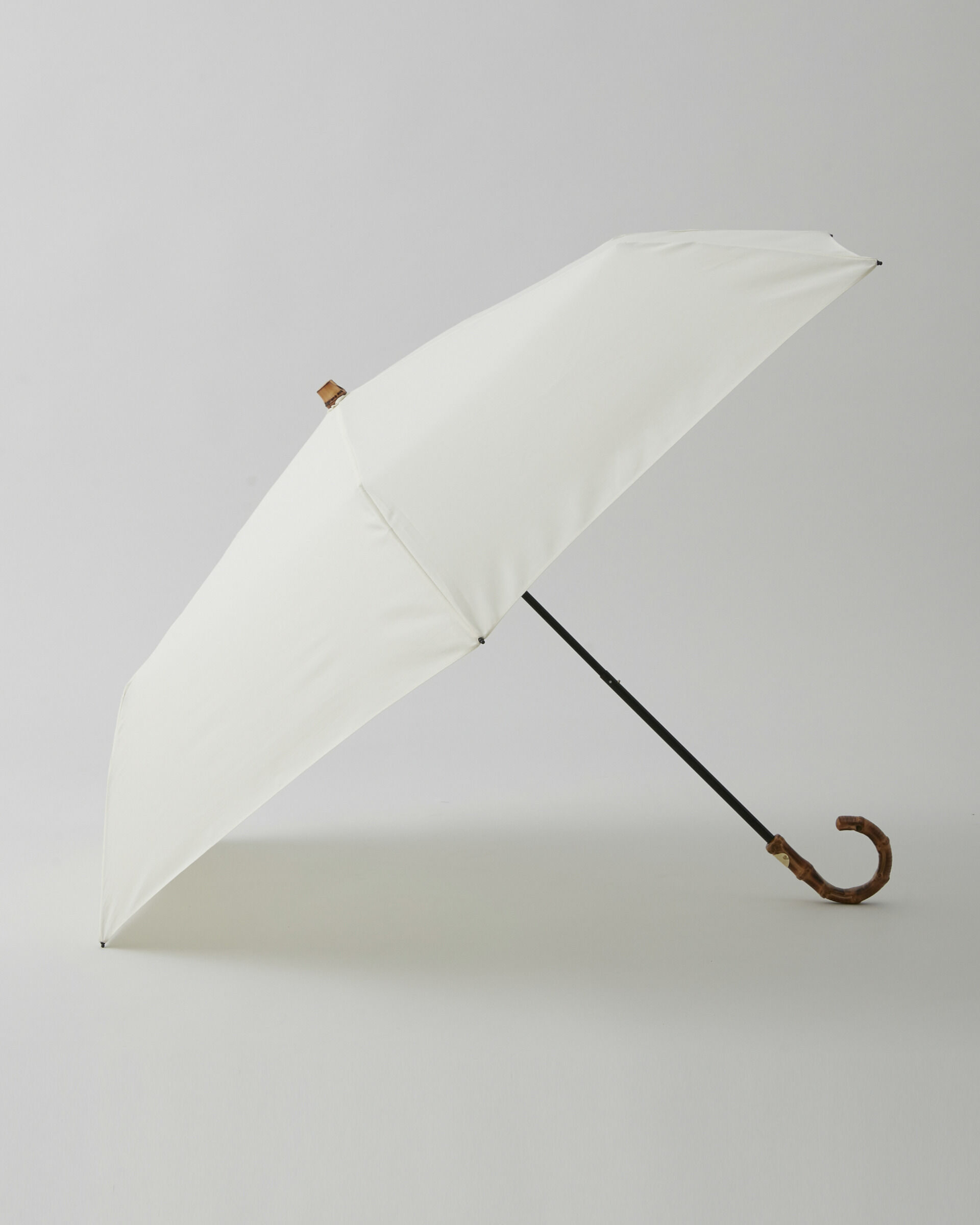 Traditional Weatherwear「【軽量】FOLDING BAMBOO MINI」|傘|ﾎﾜｲﾄ